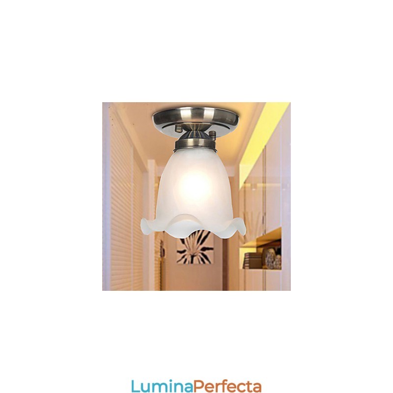 15 * Lampă cu dom din sticlă din rășină de tip european Sweet To Absorb Dome Light