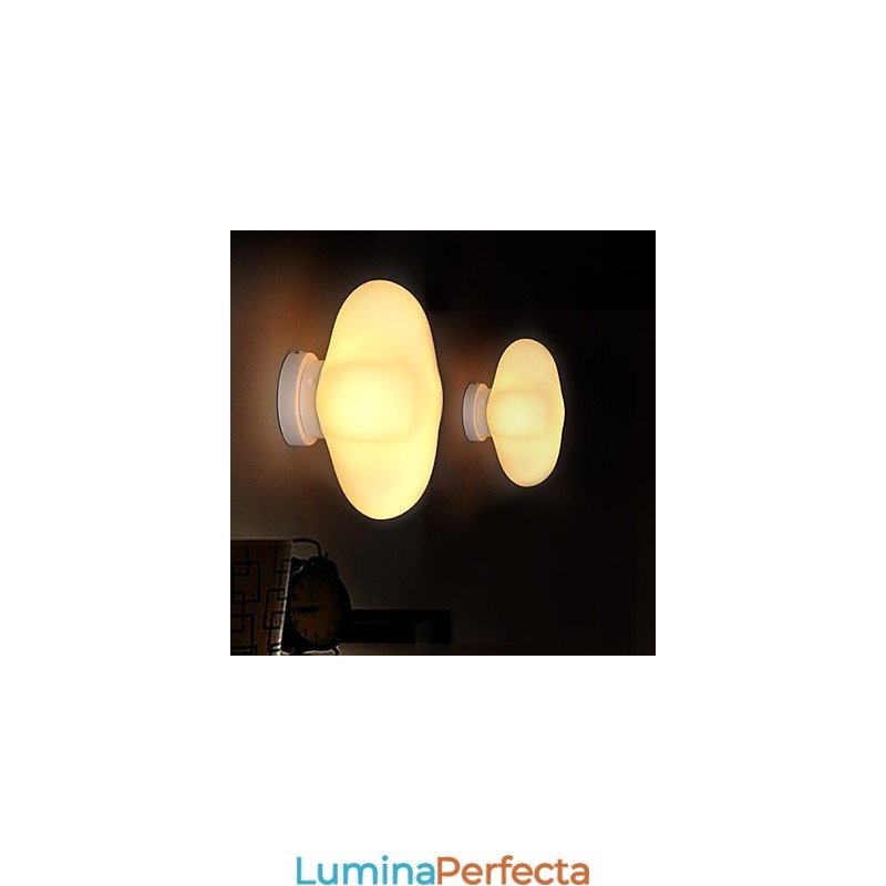 22*22CM Contemporan și contractat un singur cap Lucky Grass Dom de sticlă