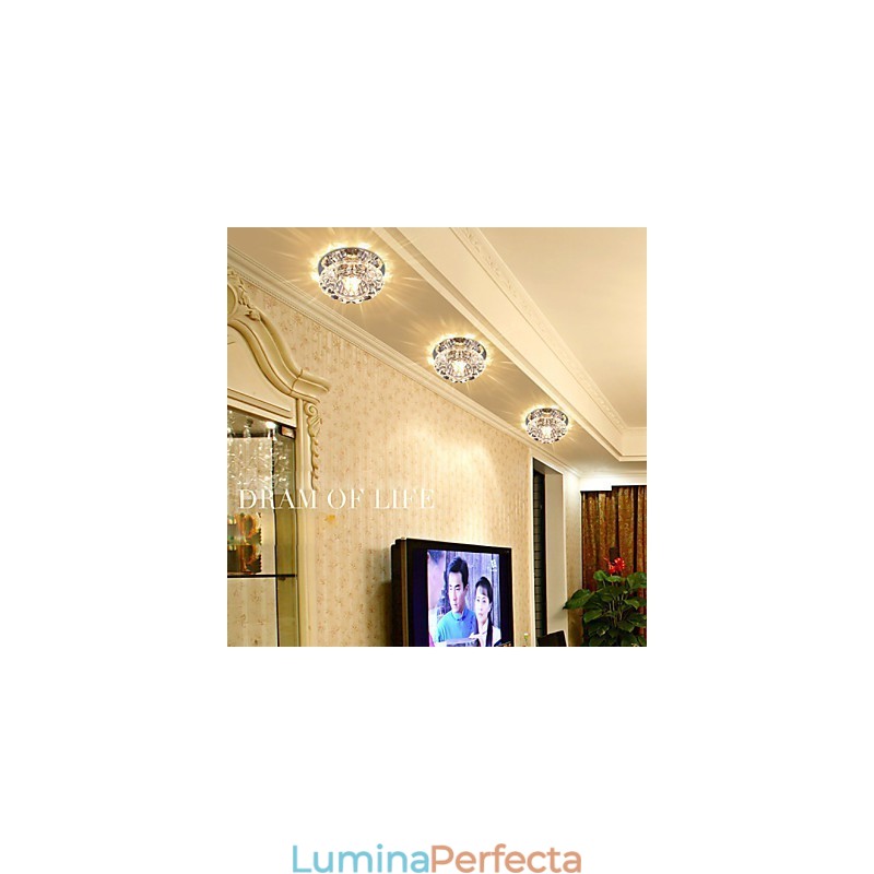 Plafoniera din cristal Spot SMD 3W Lampă creativă Absorb Dome Light