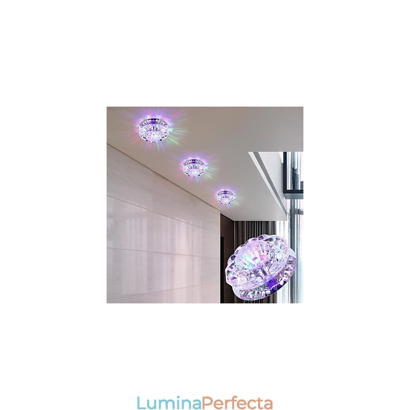 Plafoniera din cristal Spot SMD 3W Lampă creativă Absorb Dome Light