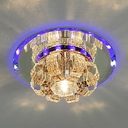 Montaj încastrat cu cristal galvanizat, modern și contemporan