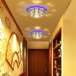 Montaj încastrat cu cristal galvanizat, modern și contemporan