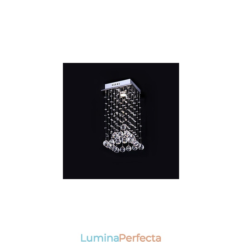 Candelabru din metal galvanizat, modern, contemporan, cu montare încasată