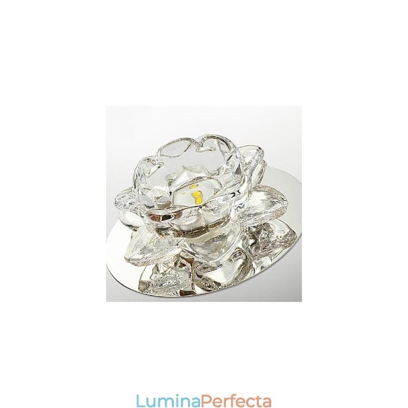 Montaj încastrat din metal galvanizat în stil mini de cristal modern și contemporan