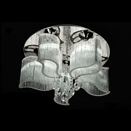 Montaj încastrat din metal cromat modern și contemporan