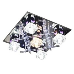 Montaj încastrat din sticlă de cristal modern și contemporan
