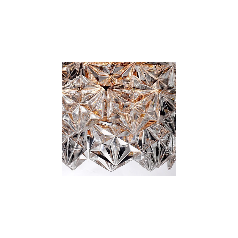Modern Contemporan Cristal Altele Candelabru din cristal Pendant Lumină Montare încadrată