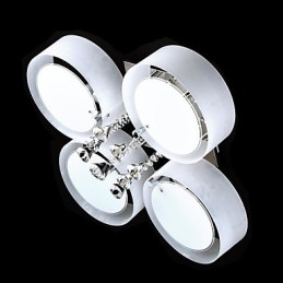 Montaj încastrat din metal cromat modern și contemporan