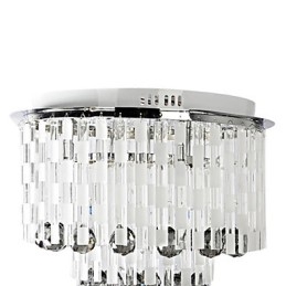 Suport semi-încastrat de cristal cu 8 lumini