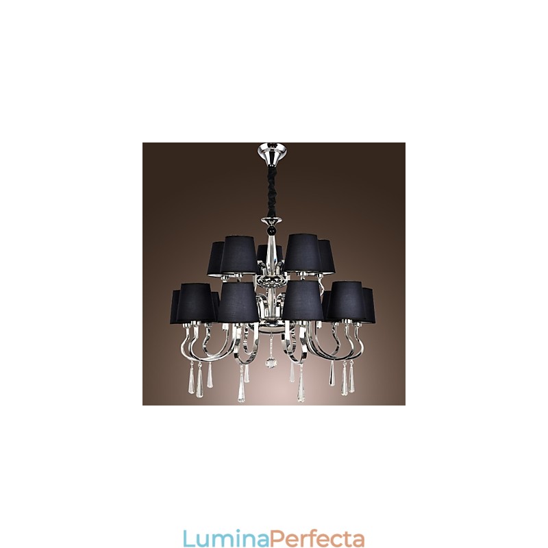 Modern Contemporan Tradițional Clasic Rustic Lodge Vintage Country Island Candelabru din metal cromat
