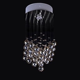 1 Lumină Lumină clară K9 Candelabru de cristal