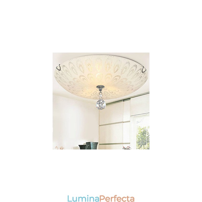 Dormitor cu montare încasată din cristal modern contemporan