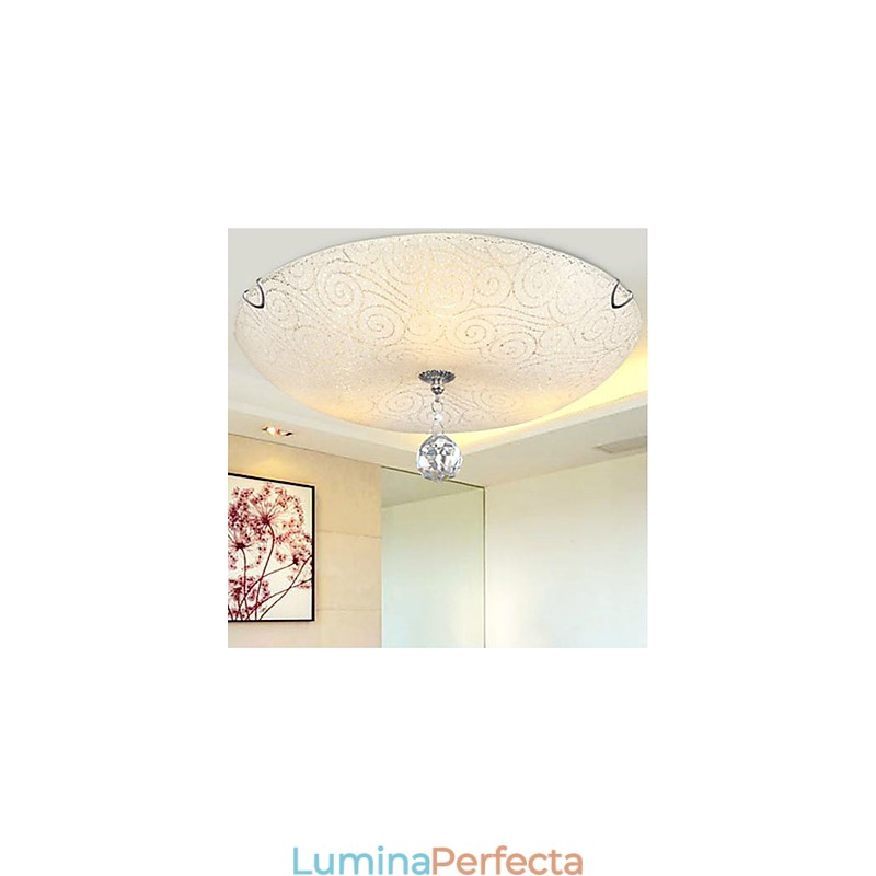 Lumină cu montare încasată de cristal