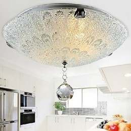 Montaj încastrat modern, contemporan, din cristal, nichel