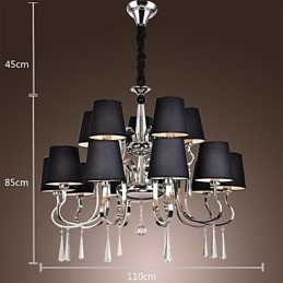 Modern Contemporan Tradițional Clasic Rustic Lodge Vintage Country Island Candelabru din metal cromat