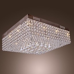 Plafoniera cu margele de cristal cu 45 de culori