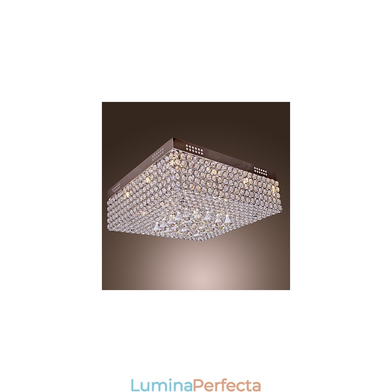Plafoniera cu margele de cristal cu 45 de culori