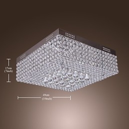 Plafoniera cu margele de cristal cu 45 de culori