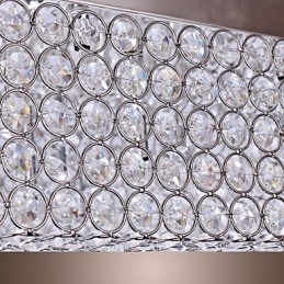 Plafoniera cu margele de cristal cu 45 de culori