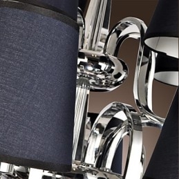 Modern Contemporan Tradițional Clasic Rustic Lodge Vintage Country Island Candelabru din metal cromat