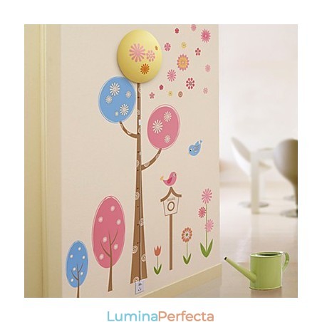 Lampă de perete cu hârtie de perete creativă 3D Lumina de noapte modernă poate îndepărta autocolantele de perete Lampă de perete cu hârtie de perete creativă 3D Lumina de noapte modernă poate îndepărta autocolantele de perete