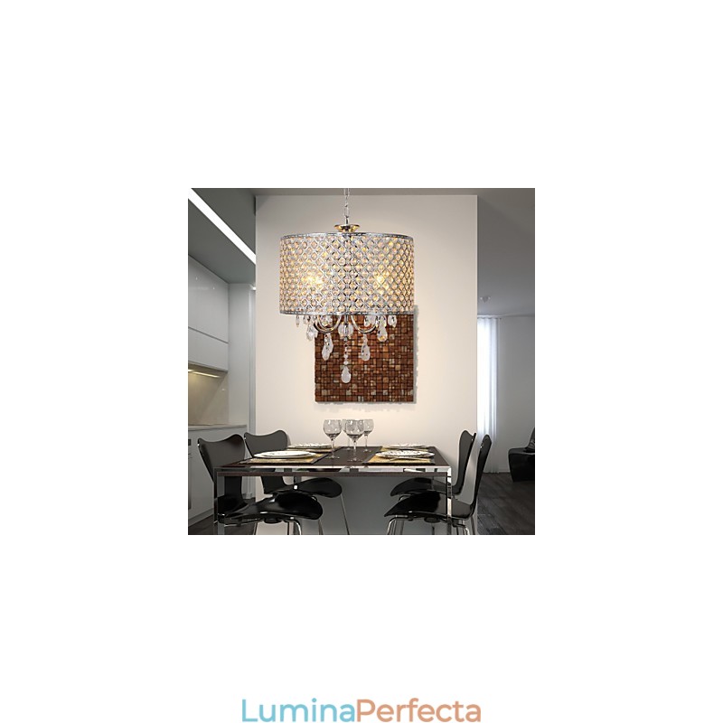 Candelabru Toba Cristal Lampa suspendata Moderna 4 Lumini
