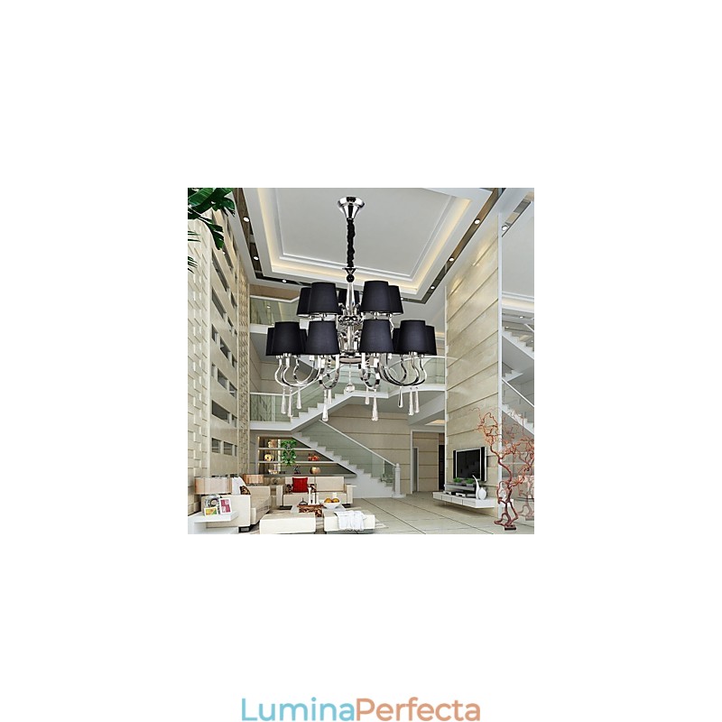 Modern Contemporan Tradițional Clasic Rustic Lodge Vintage Country Island Candelabru din metal cromat