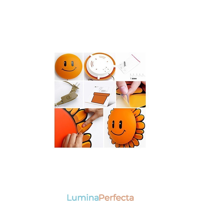 Aplice de perete Modern Contemporan Creativ 3D hârtie de perete Lampă de perete