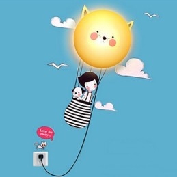 Aplice de perete Modern Contemporan Creativ 3D hârtie de perete Lampă de perete