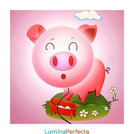 Lumina din plastic rezistentă la temperaturi înalte de porc și 10 C poate îndepărta lampa de perete creativă 3D de perete Lumina din plastic rezistentă la temperaturi înalte de porc și 10 C poate îndepărta lampa de perete creativă 3D de perete