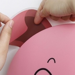 Lumina din plastic rezistentă la temperaturi înalte de porc și 10 C poate îndepărta lampa de perete creativă 3D de perete