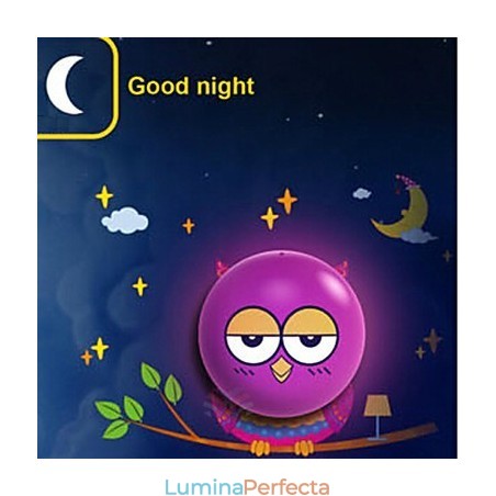 Lampă de perete OWL acționată cu lumină Lampă de perete OWL acționată cu lumină