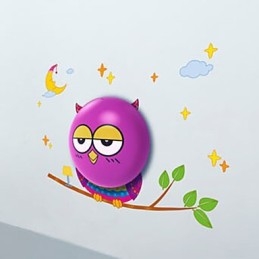 Lampă de perete OWL acționată cu lumină