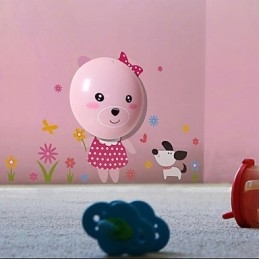 Autocolante de perete poartă lumina activată inteligentă inducție electrică smetope ornament lampă