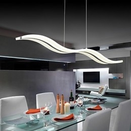 Lampă suspendată cromată modernă și contemporană