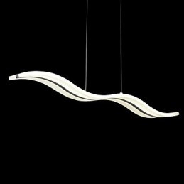 Lampă suspendată cromată modernă și contemporană