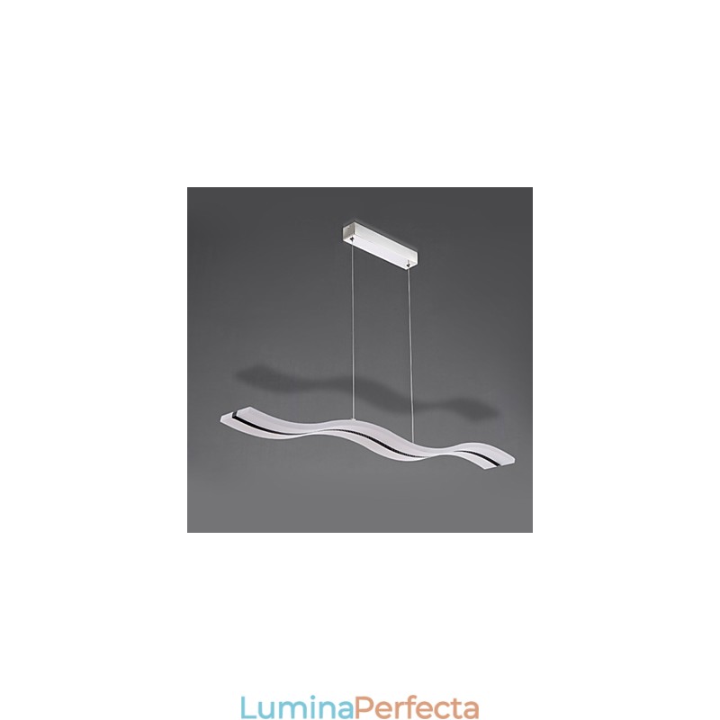 Lampă suspendată cromată modernă și contemporană