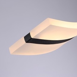 Lampă suspendată cromată modernă și contemporană