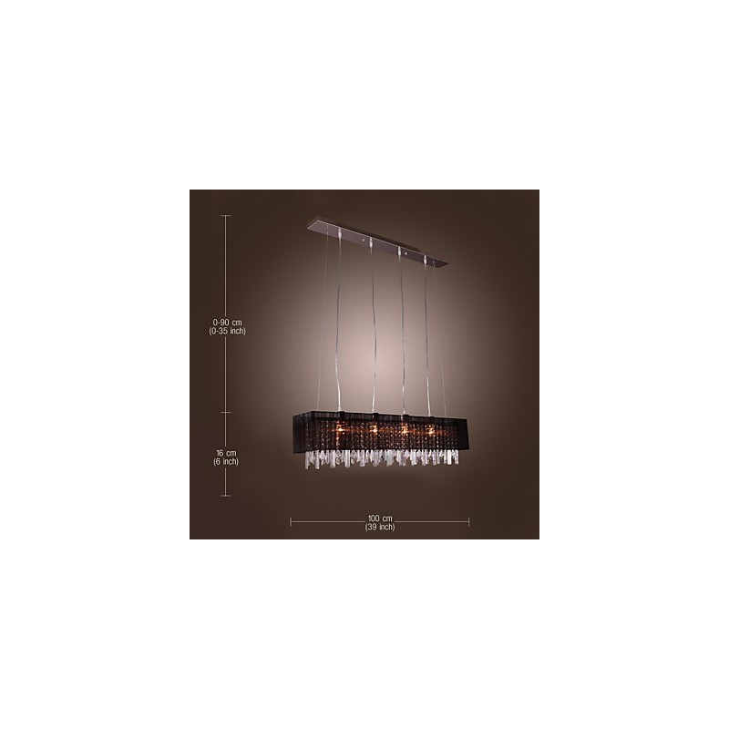 Modern Contemporan Insulă Crystal Altele Metal Pandantiv