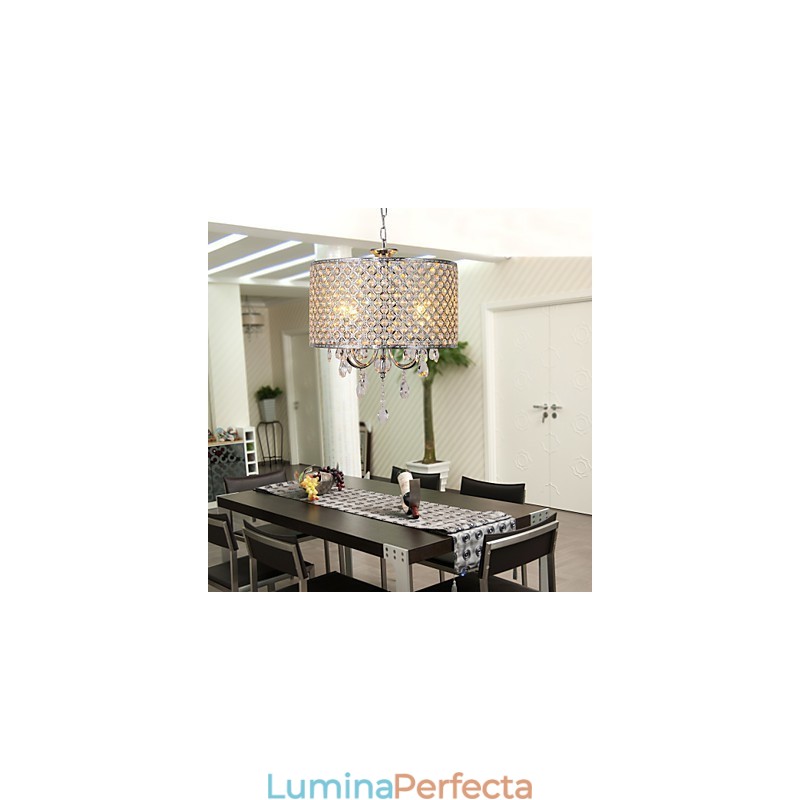 Candelabru Toba Cristal Lampa suspendata Moderna 4 Lumini