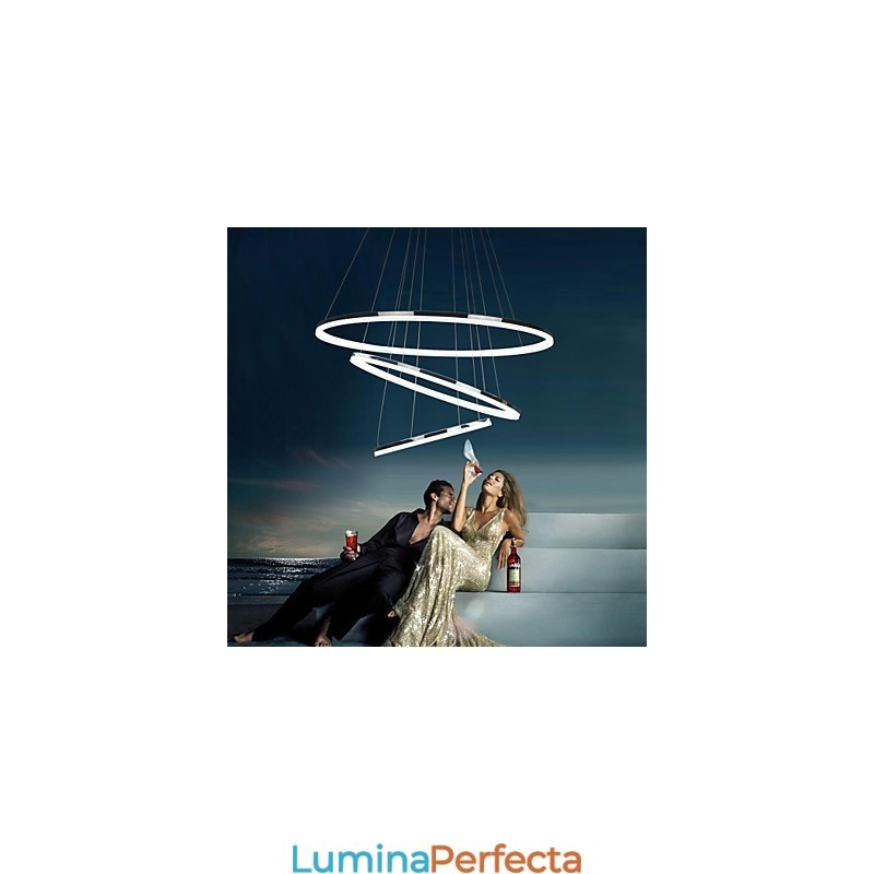 Lampă suspendată din metal galvanizat în stil mini modern și contemporan de 70 W