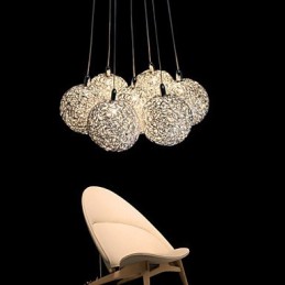 Lampă suspendată Modernă cu 7 lumini Mobilier pentru casă Lampă suspendată decorativă din aluminiu