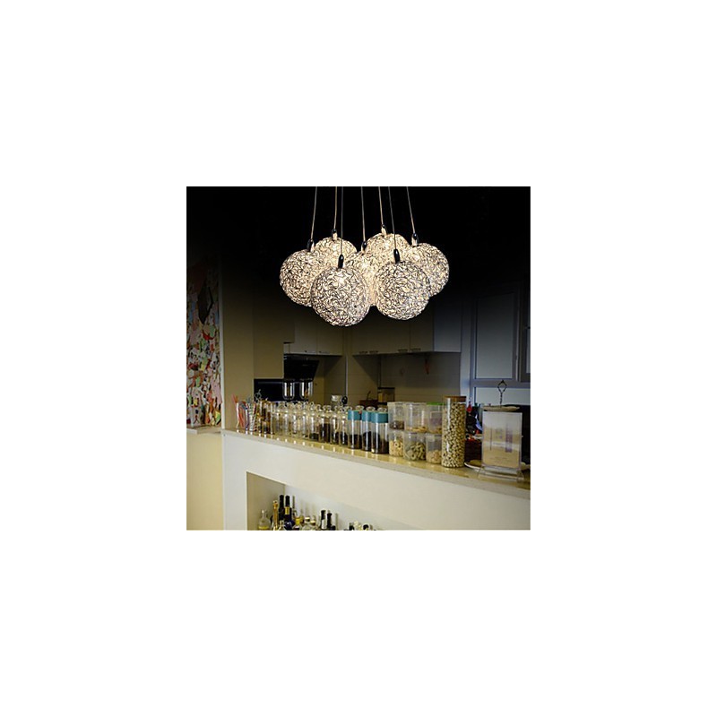 Lampă suspendată Modernă cu 7 lumini Mobilier pentru casă Lampă suspendată decorativă din aluminiu