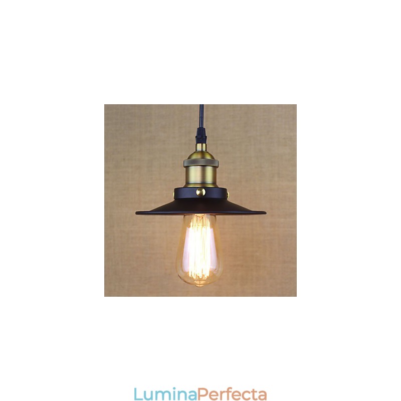 Lampă suspendată mică, în stil rustic american, ultra miniatură, retro, industrială, simplă