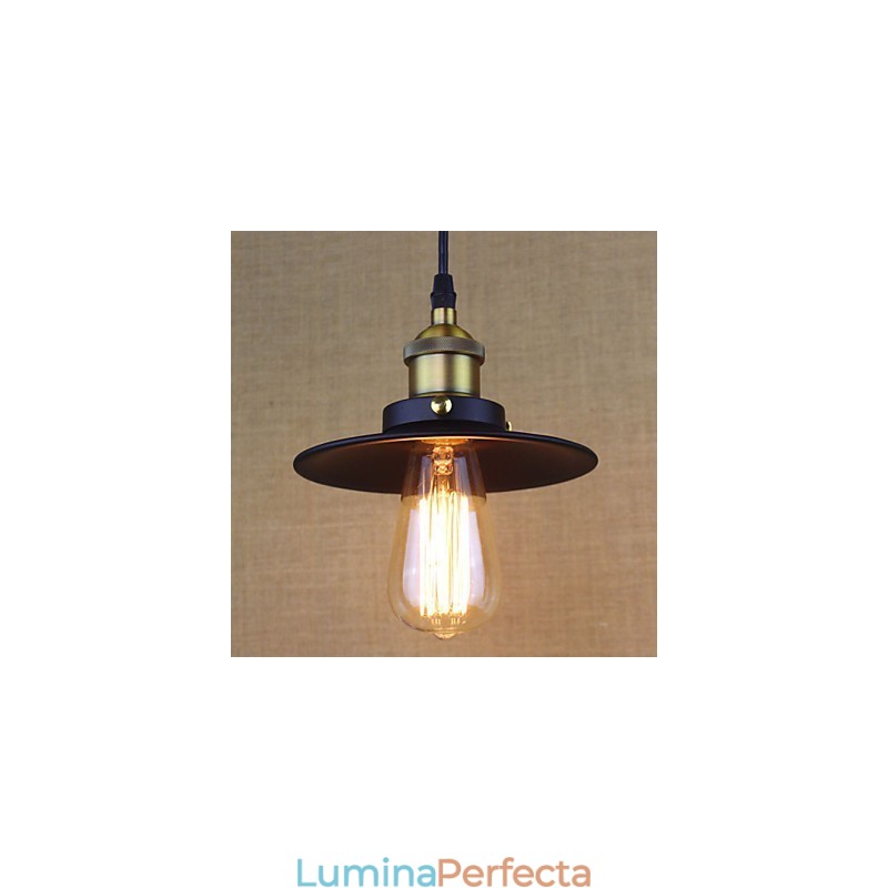 Lampă suspendată mică, în stil rustic american, ultra miniatură, retro, industrială, simplă