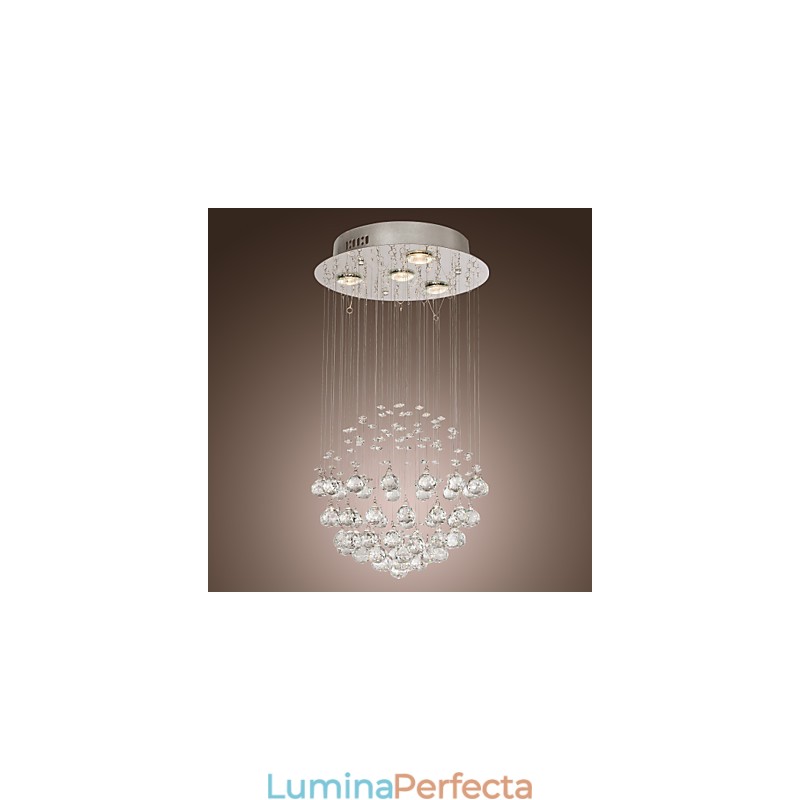Candelabru Cristal Modern de Lux 4 Lumini