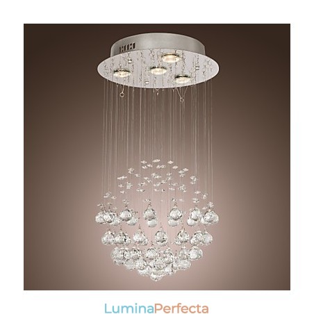 Candelabru Cristal Modern de Lux 4 Lumini Candelabru Cristal Modern de Lux 4 Lumini