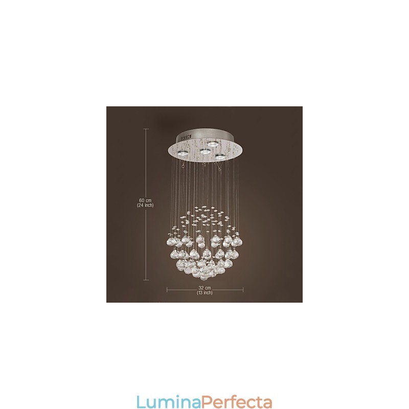 Candelabru Cristal Modern de Lux 4 Lumini