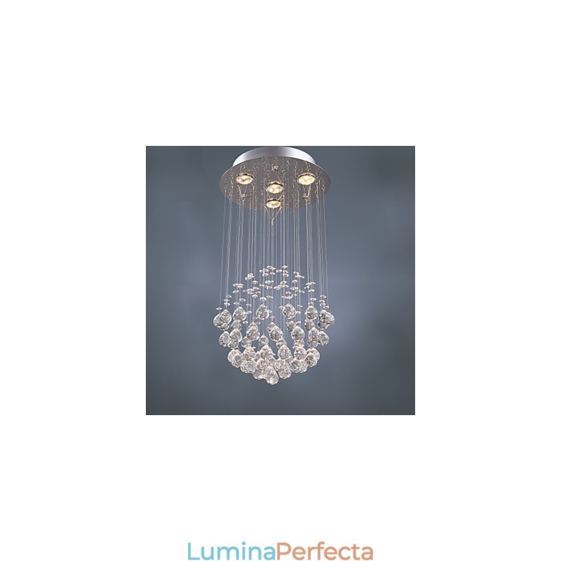Candelabru Cristal Modern de Lux 4 Lumini
