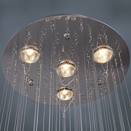 Candelabru Cristal Modern de Lux 4 Lumini